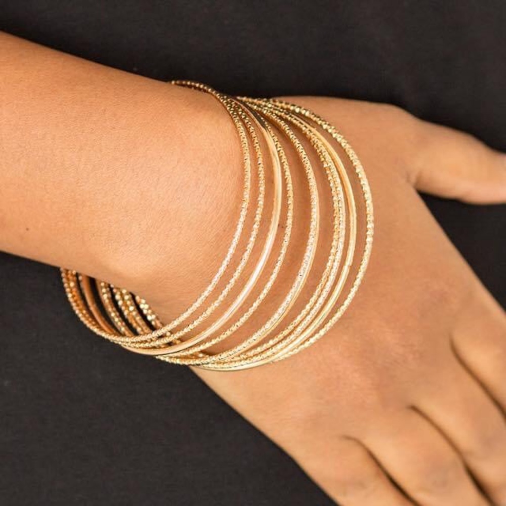 COPY - COPY - Bangle Babe Gold Bangle Bracelet